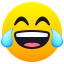 face with tears of joy
