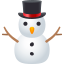 snowman without snow