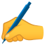 writing hand