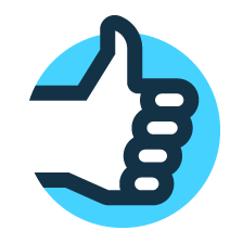 Sticker: Thumbs up